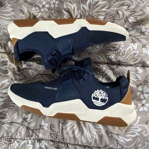 Timberland Men’s size 11.5 Earth Rally Flexknit Sneaker in Navy Blue NEW w/ Box